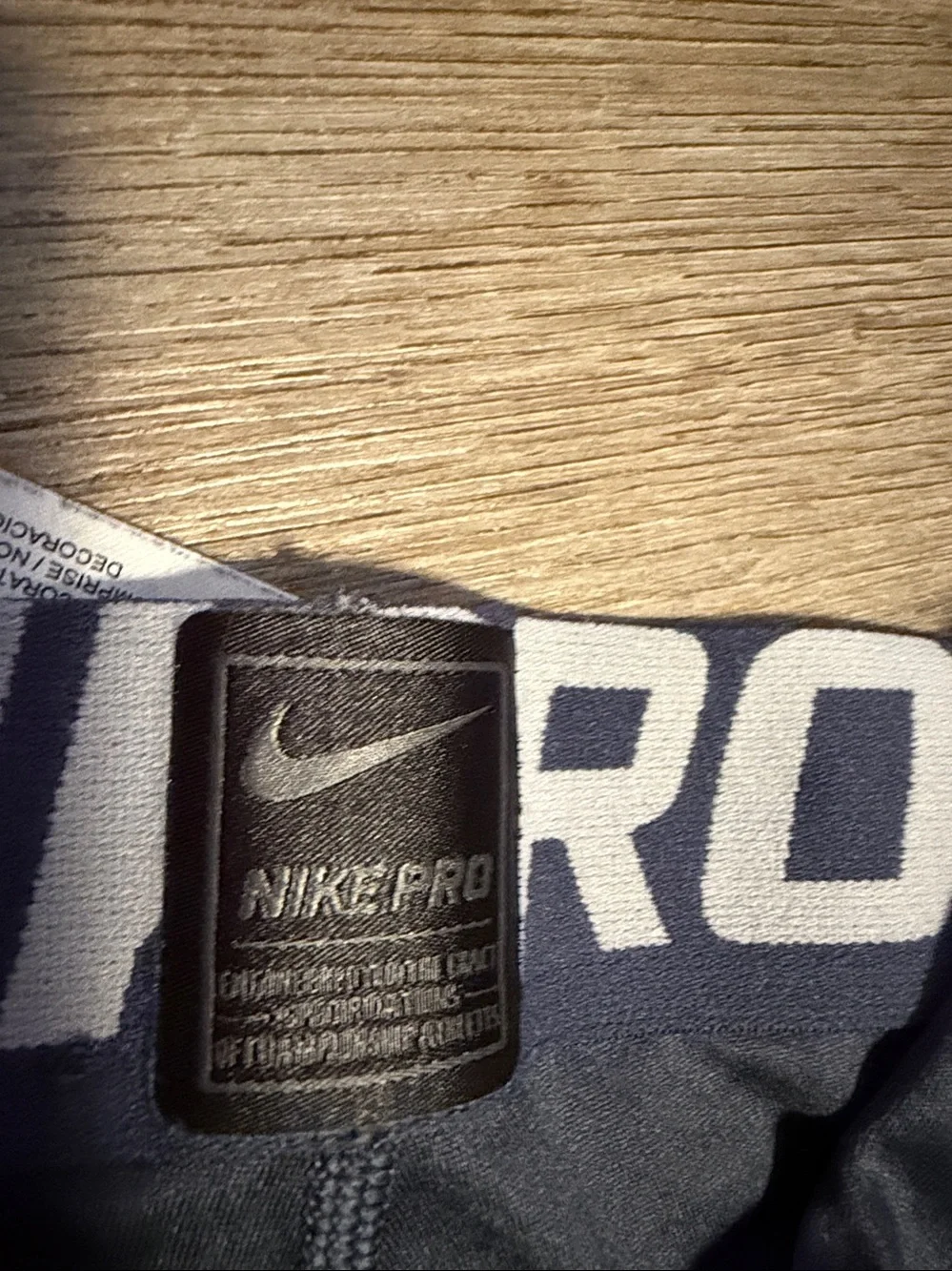Nike Pro Compression Leggings with White Logo
